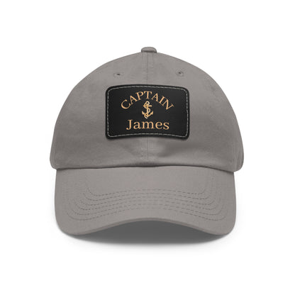 Gold Anchor Dad Hat for Captain or First Mate