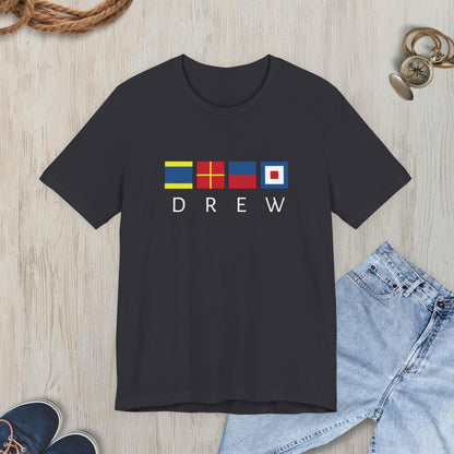 Personalized Nautical Flag Shirt