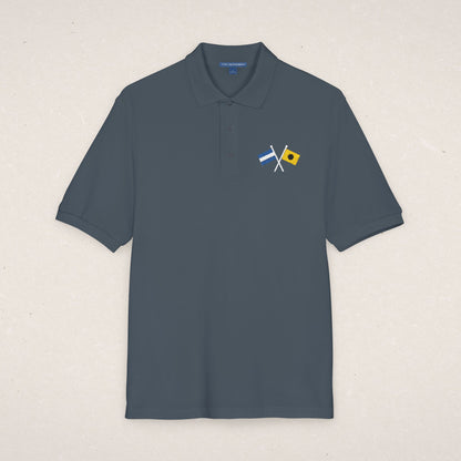 Personalized Nautical Signal Flag Polo Shirt