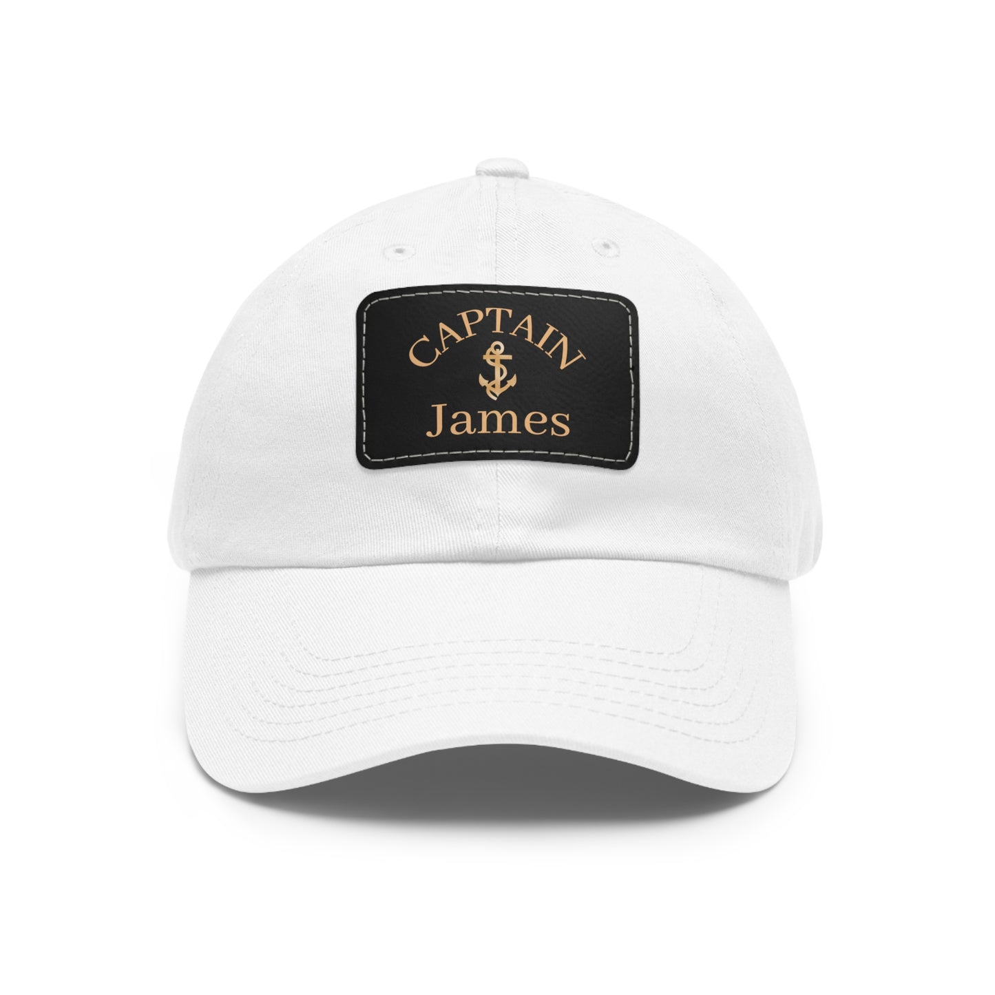 Gold Anchor Dad Hat for Captain or First Mate