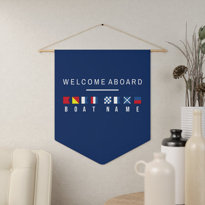 Nautical Flags Pennant – Personalized Boat or Coastal Decor