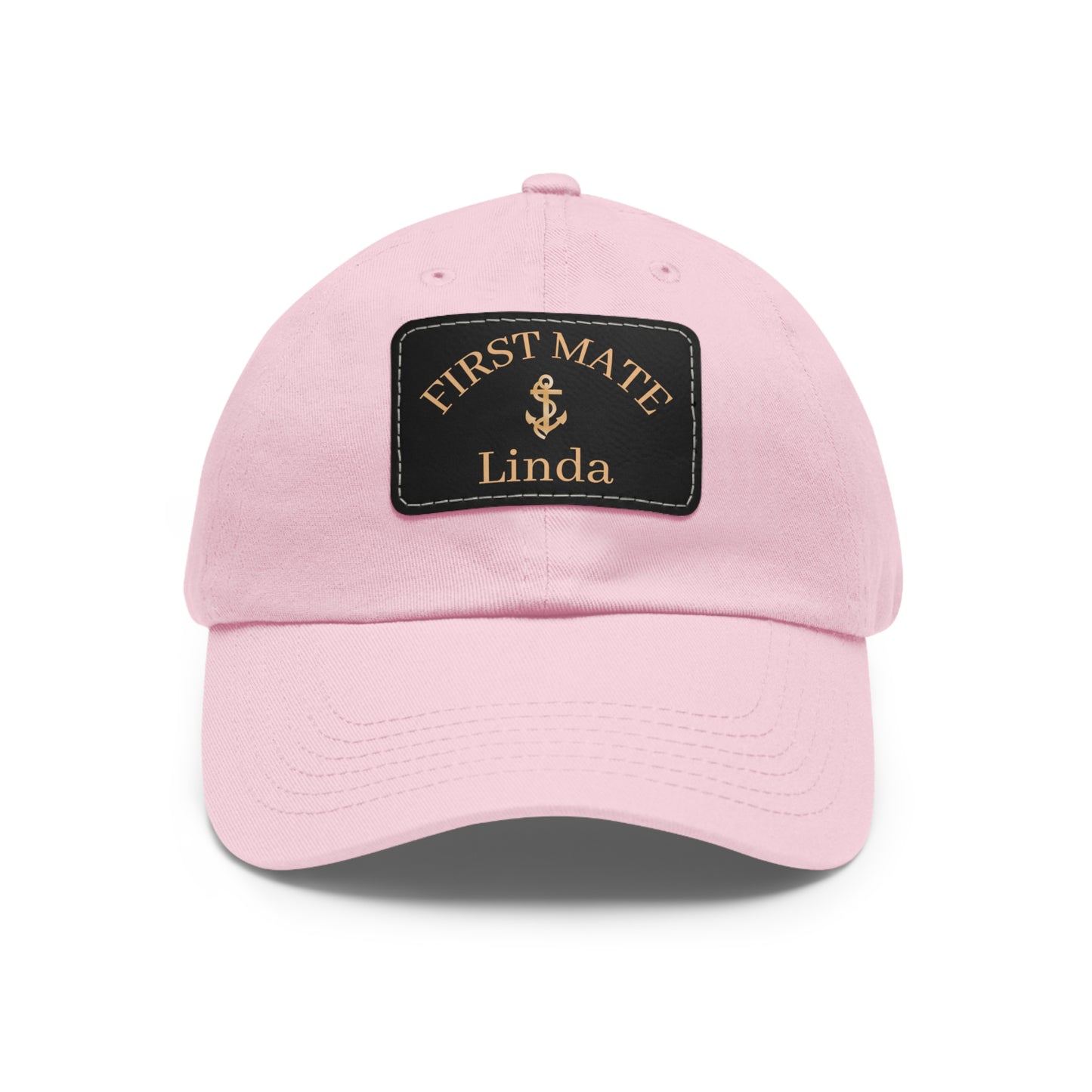 Gold Anchor Dad Hat for Captain or First Mate