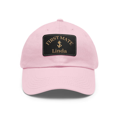 Gold Anchor Dad Hat for Captain or First Mate