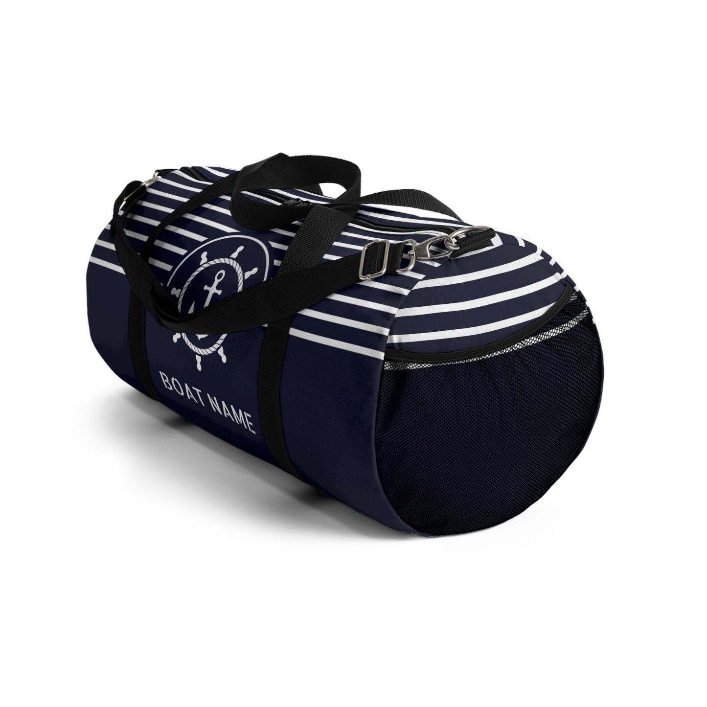 Anchor & Ship Wheel Duffel Bag – Personalized Nautical Sports & Travel Bag