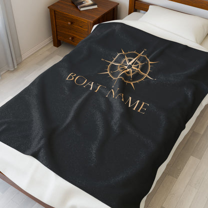 Gold Compass Boat Blanket