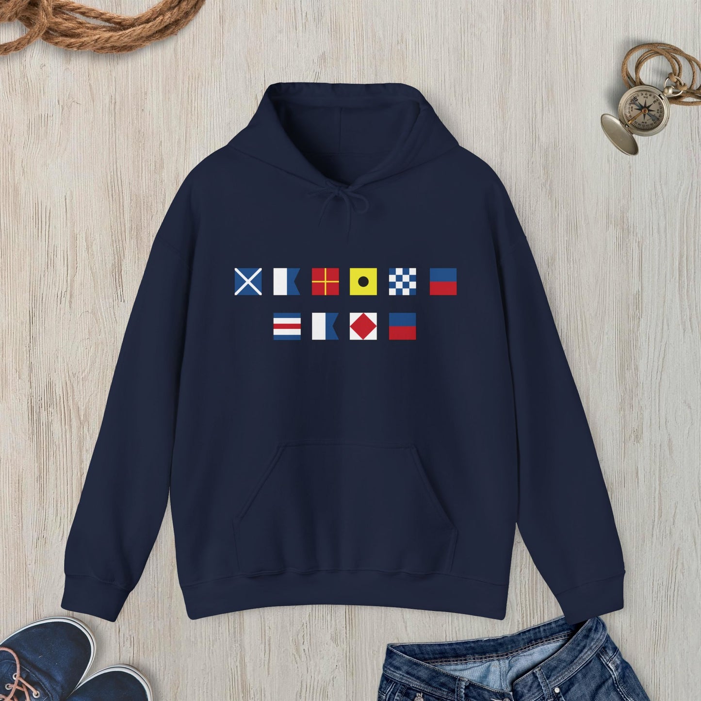 Nautical Flags Hoodie