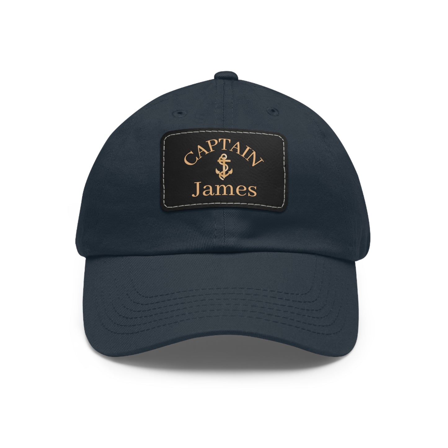Gold Anchor Dad Hat for Captain or First Mate