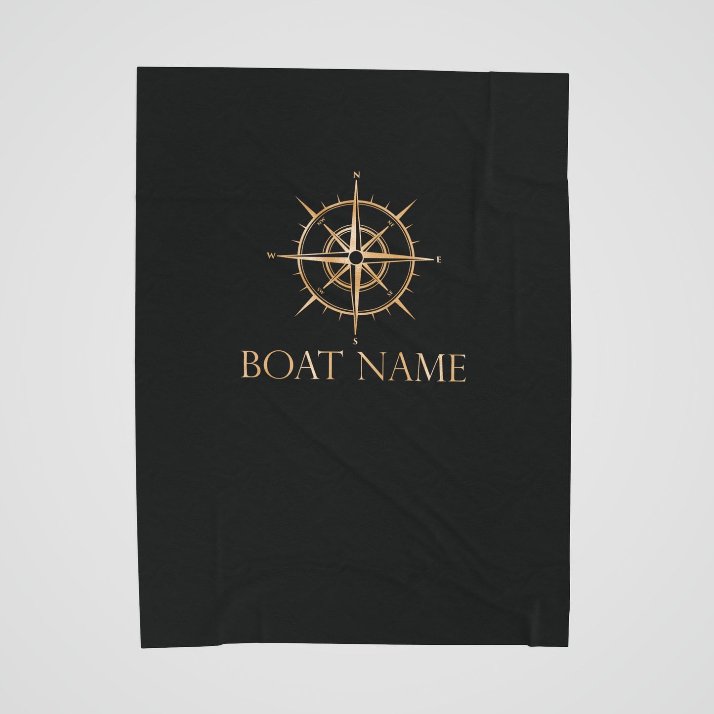 Gold Compass Boat Blanket