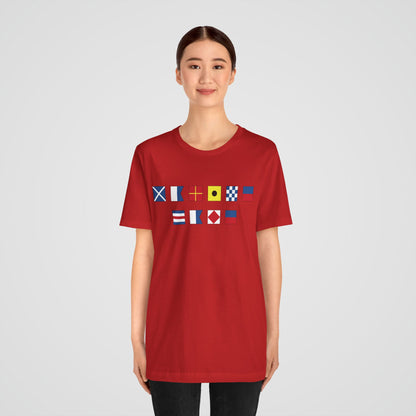 Personalized Nautical Flags T-Shirt