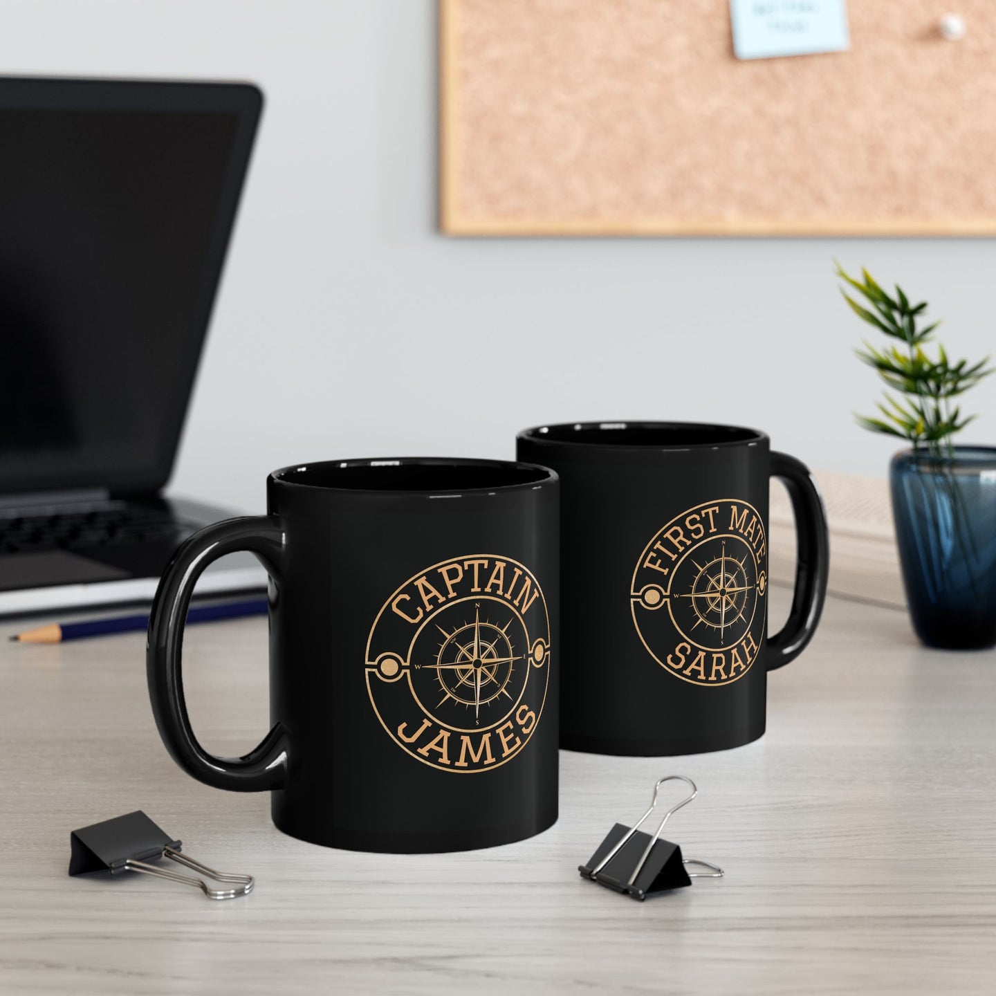 Personalized Nautical Mug for Captain or First Mate
