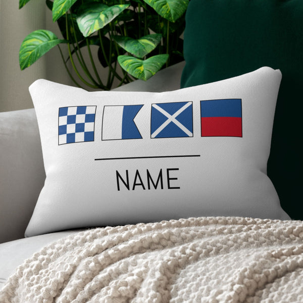 Nautical Flag Pillow Custom