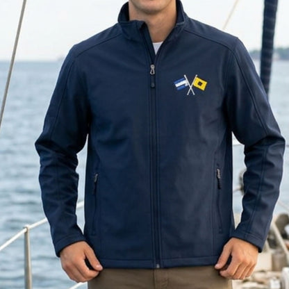 Personalized Nautical Flags Soft Shell Jacket
