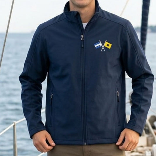 Personalized Nautical Flags Soft Shell Jacket