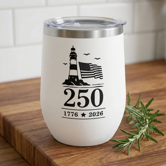 America 250 Nautical Wine Tumbler