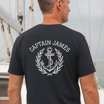 Custom Boat Name Anchor T-Shirt