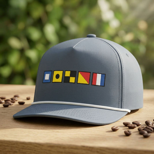 Personalized Sunwashed Rope Cap