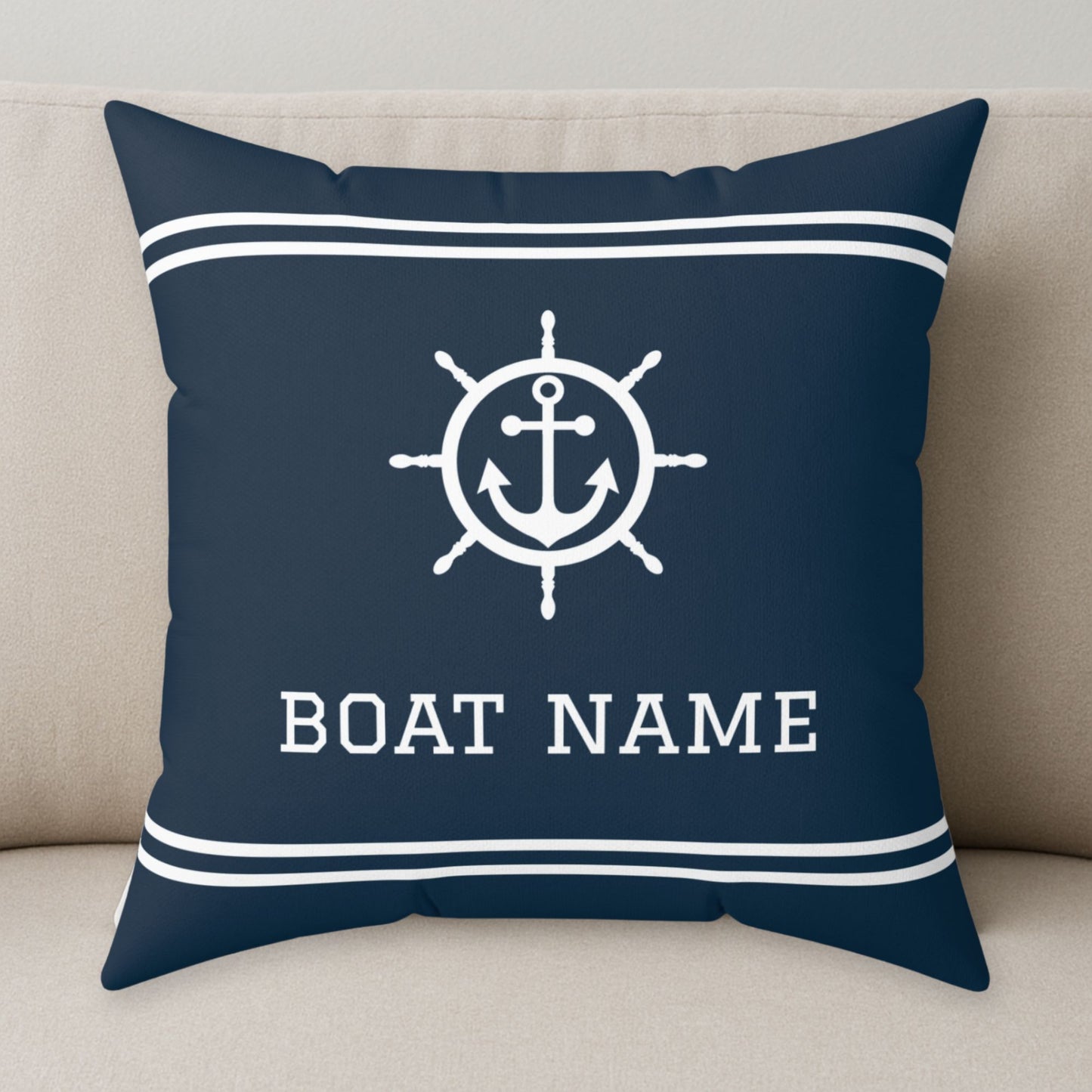 Anchor Boat Pillow