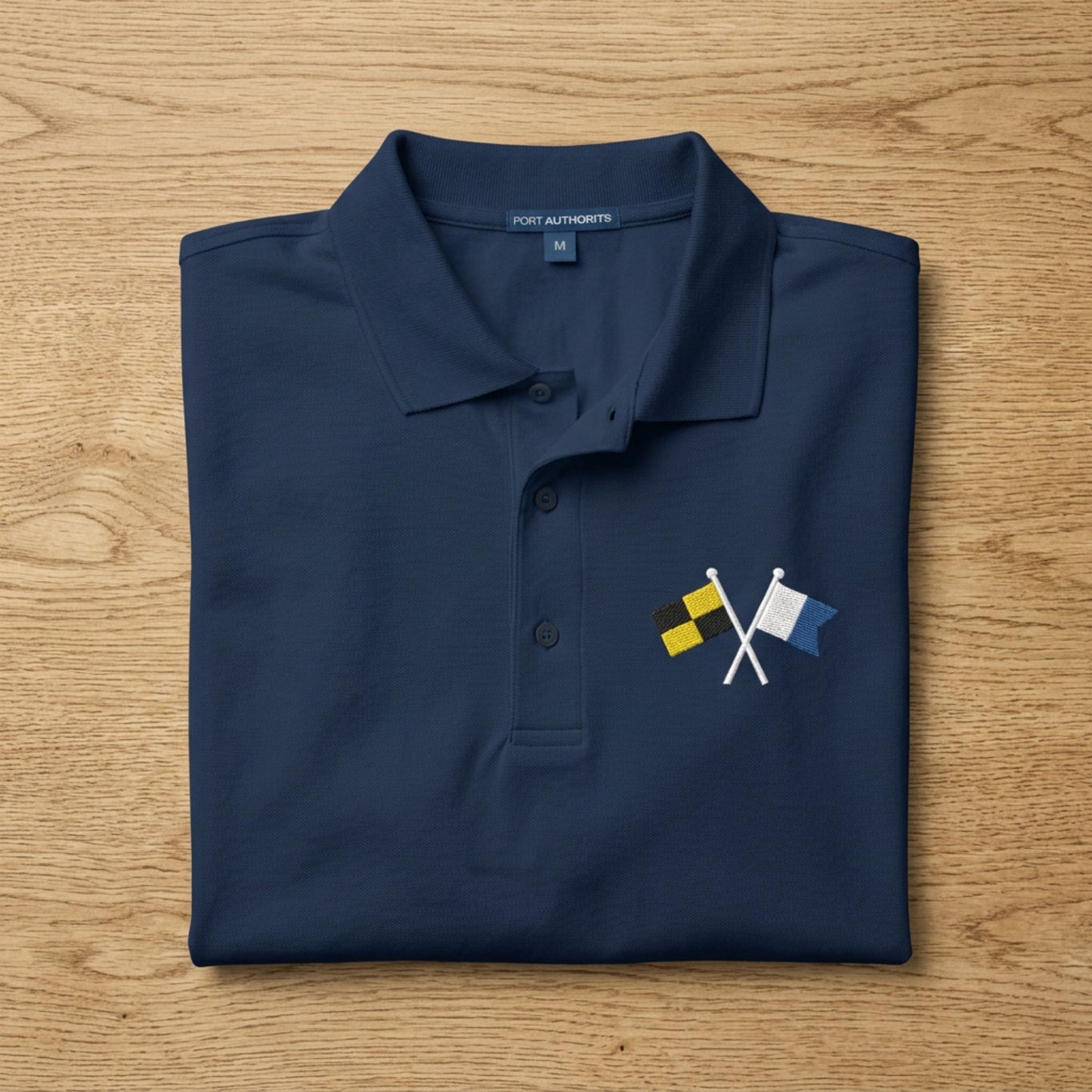 Personalized Nautical Signal Flag Polo Shirt