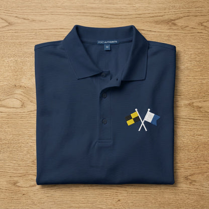 Personalized Nautical Signal Flag Polo Shirt