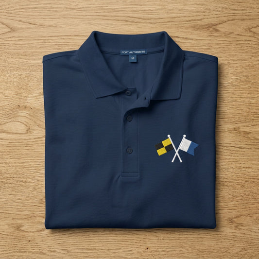 Personalized Nautical Signal Flag Polo Shirt