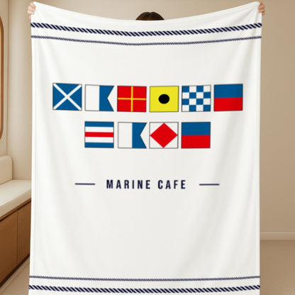 Nautical Flag Blanket