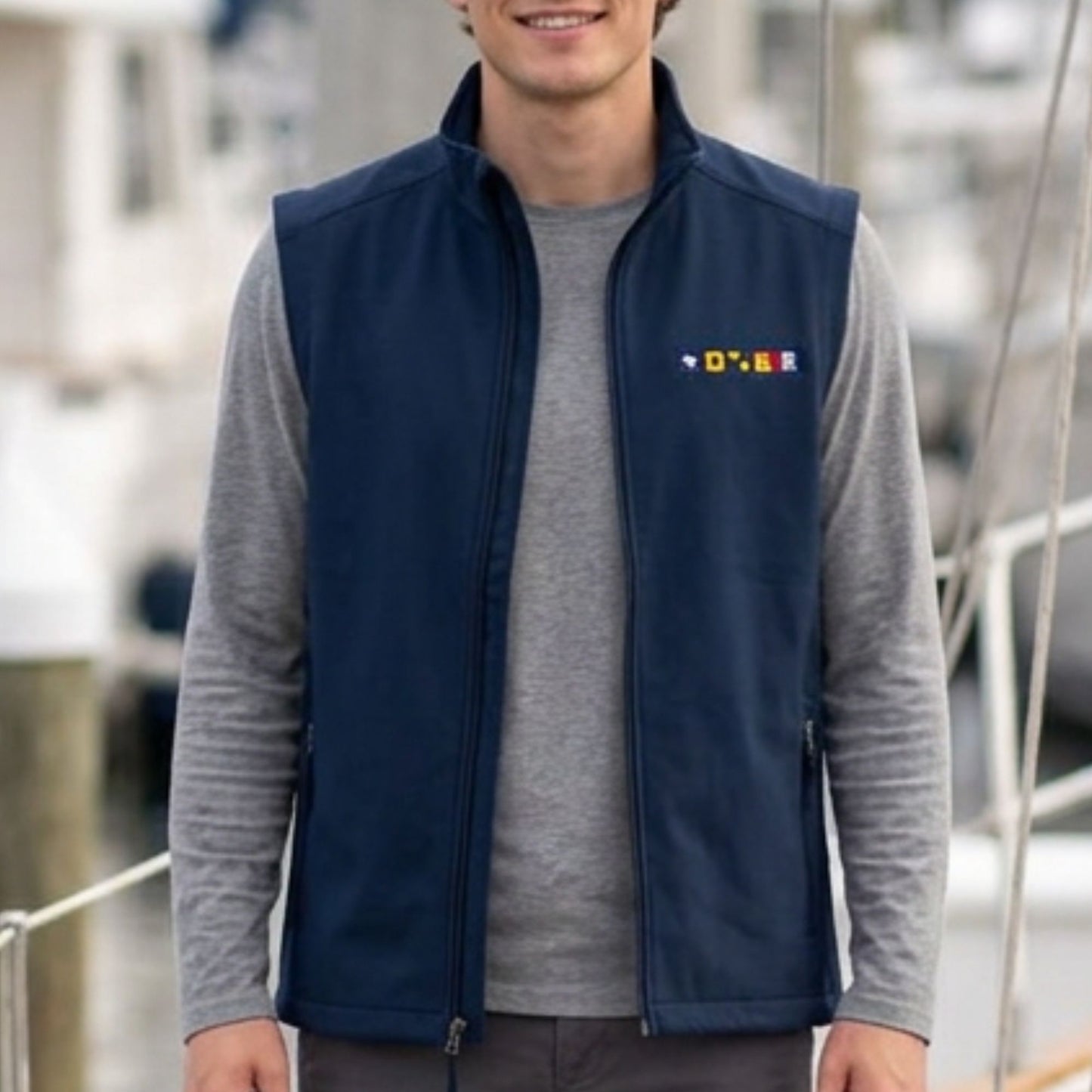 Personalized Nautical Flags Soft Shell Vest