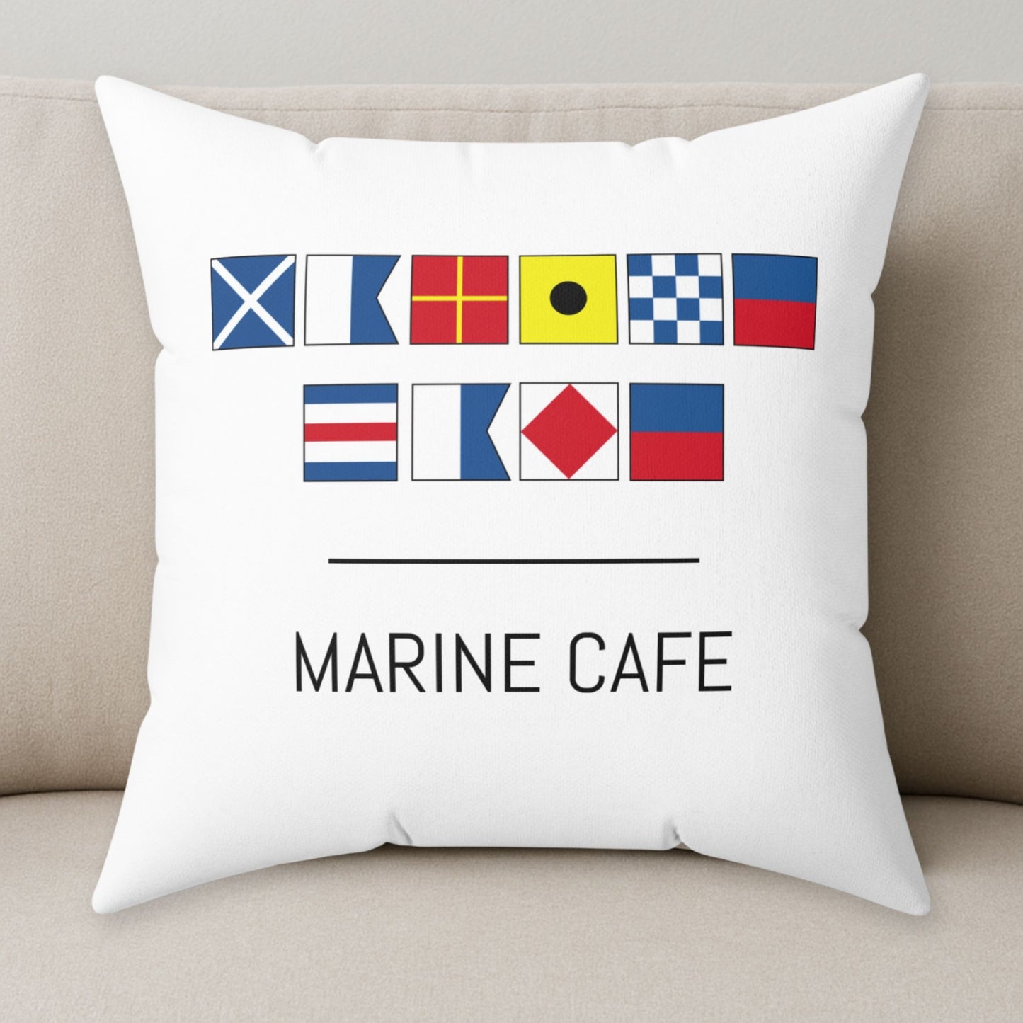 Nautical Flags Pillow