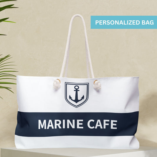 Personalized Anchor Badge Boat Bag