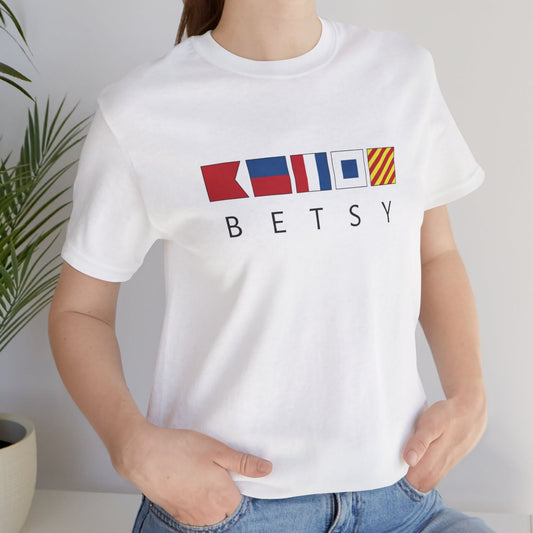 Personalized Nautical Flag Shirt