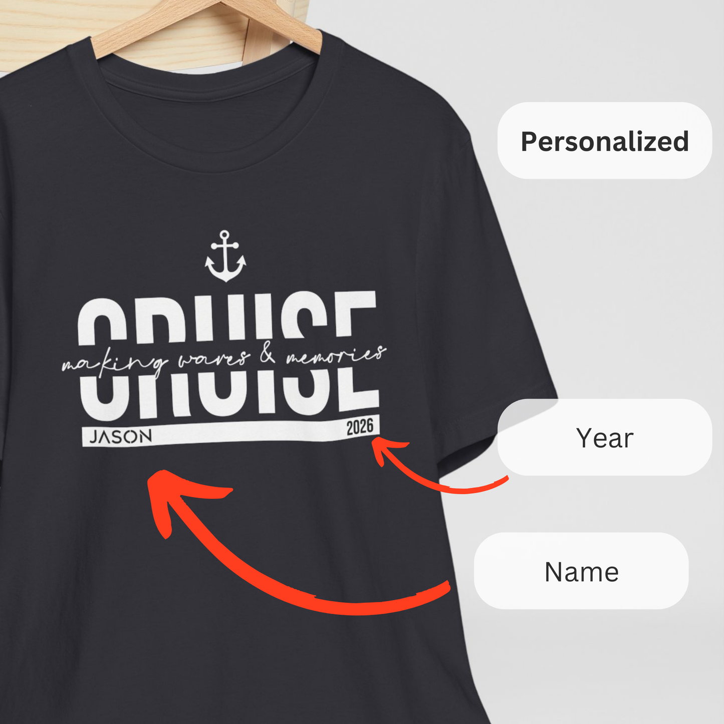 Personalized Cruise Shirt - Making waves & memories