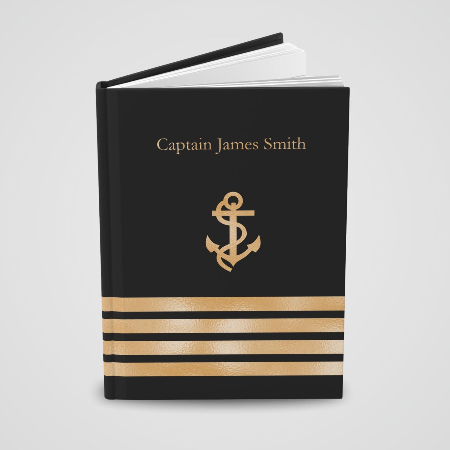 Captain Insignia Hard Cover Journal