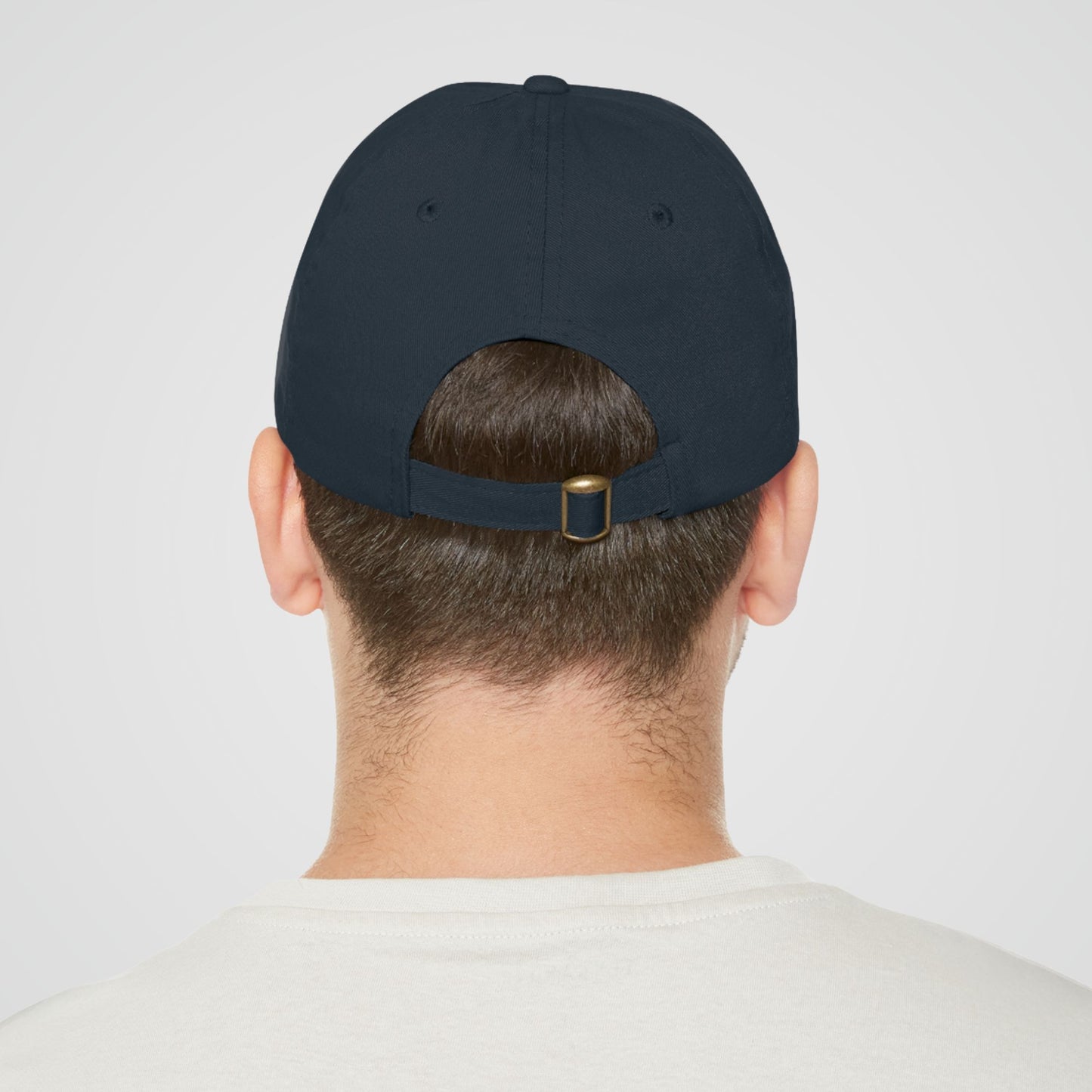 Nautical Flags Dad Hat with Leather Patch (Rectangle)