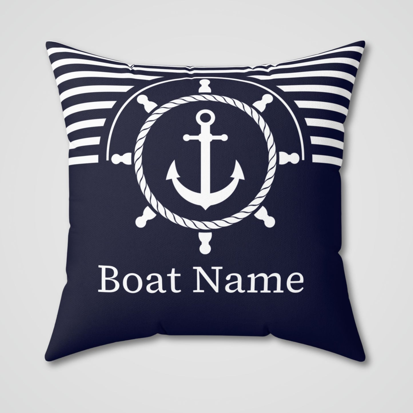 Personalized Boat Pillow