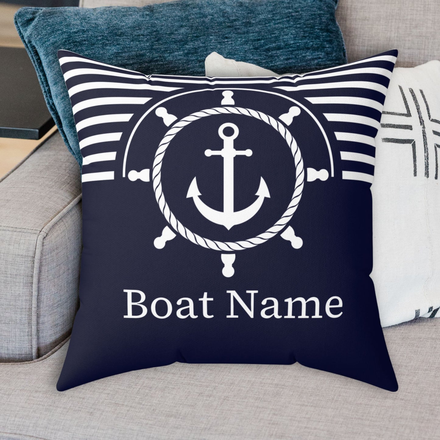 Personalized Boat Pillow