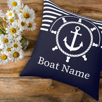 Personalized Boat Pillow