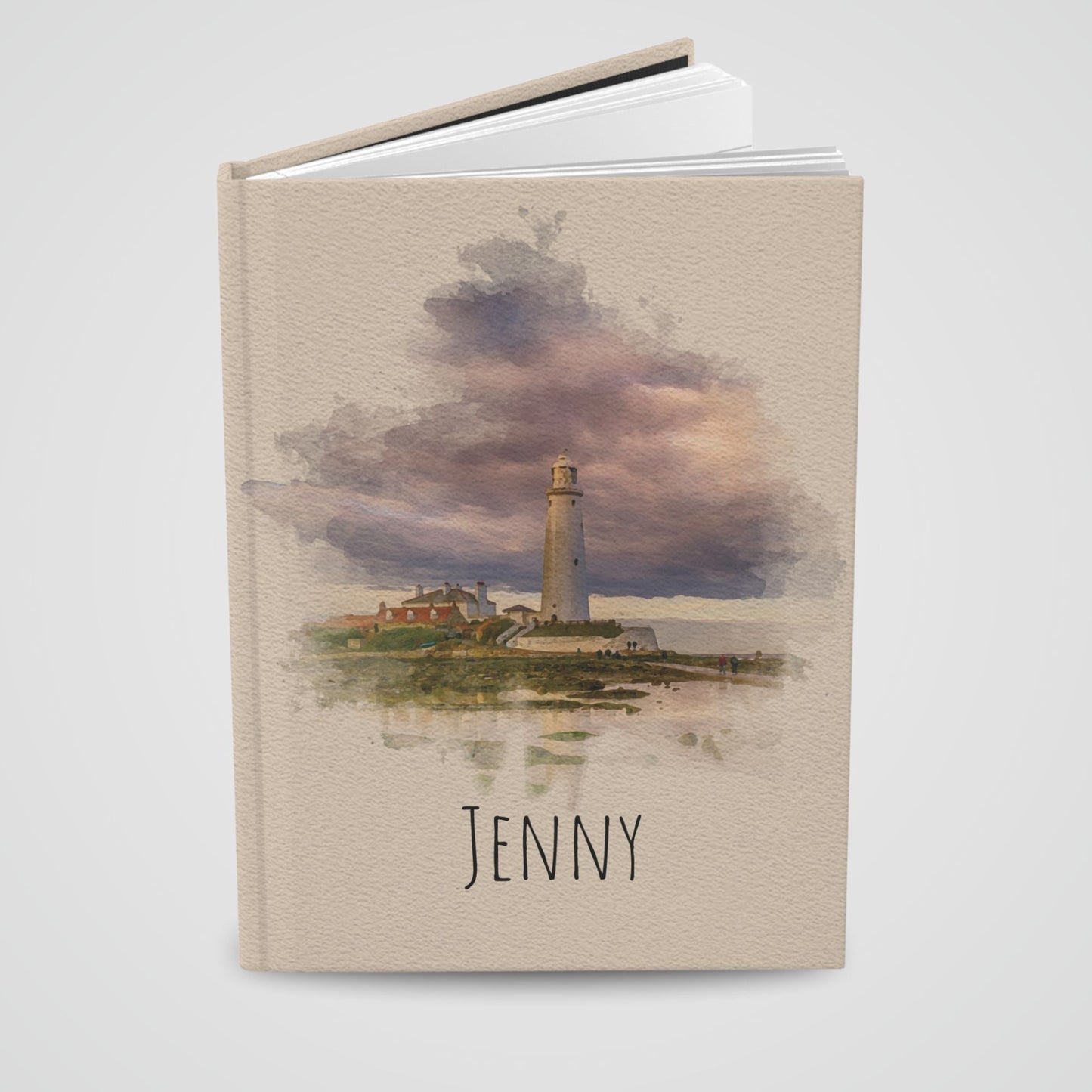Personal Journal with Lighthouse and custom name