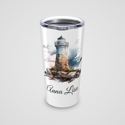 Personalized Lighthouse Tumbler 20oz