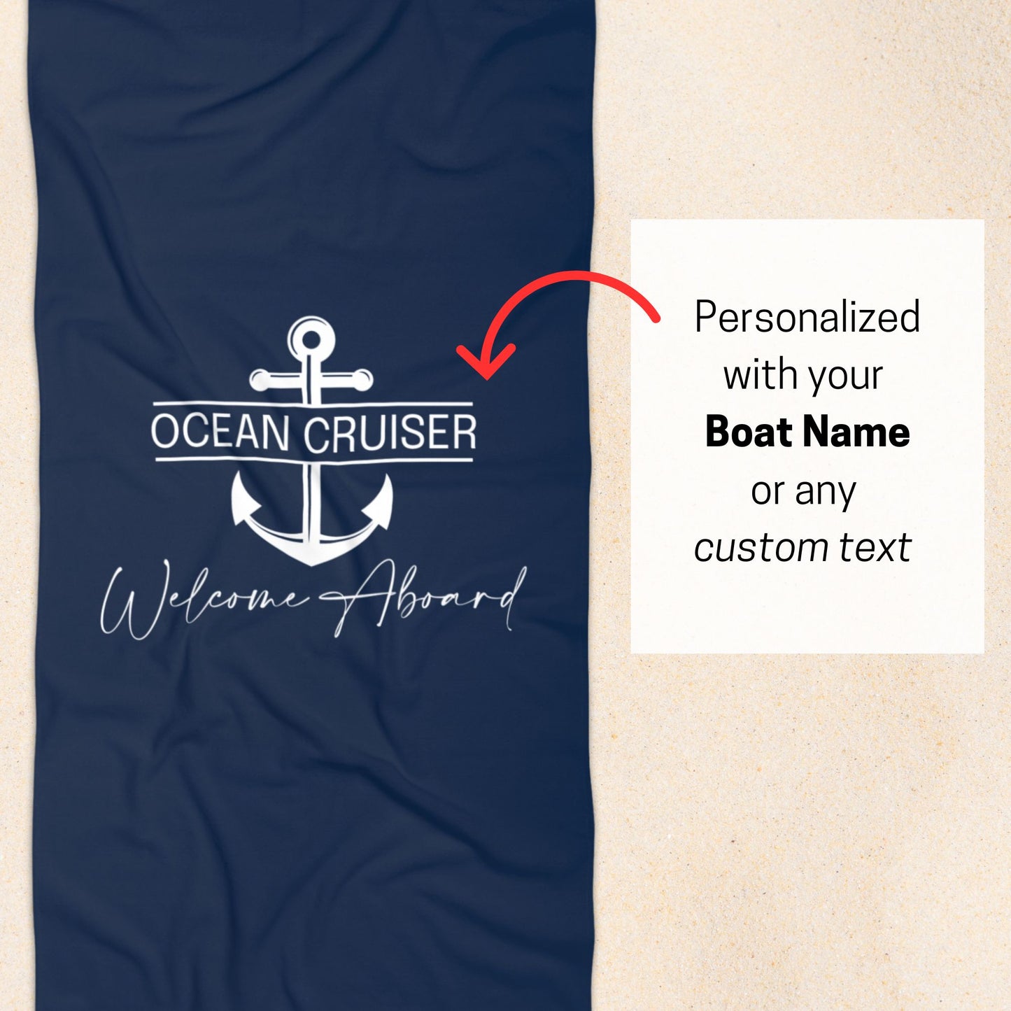 Personalized Boat Towel