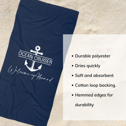 Personalized Boat Towel