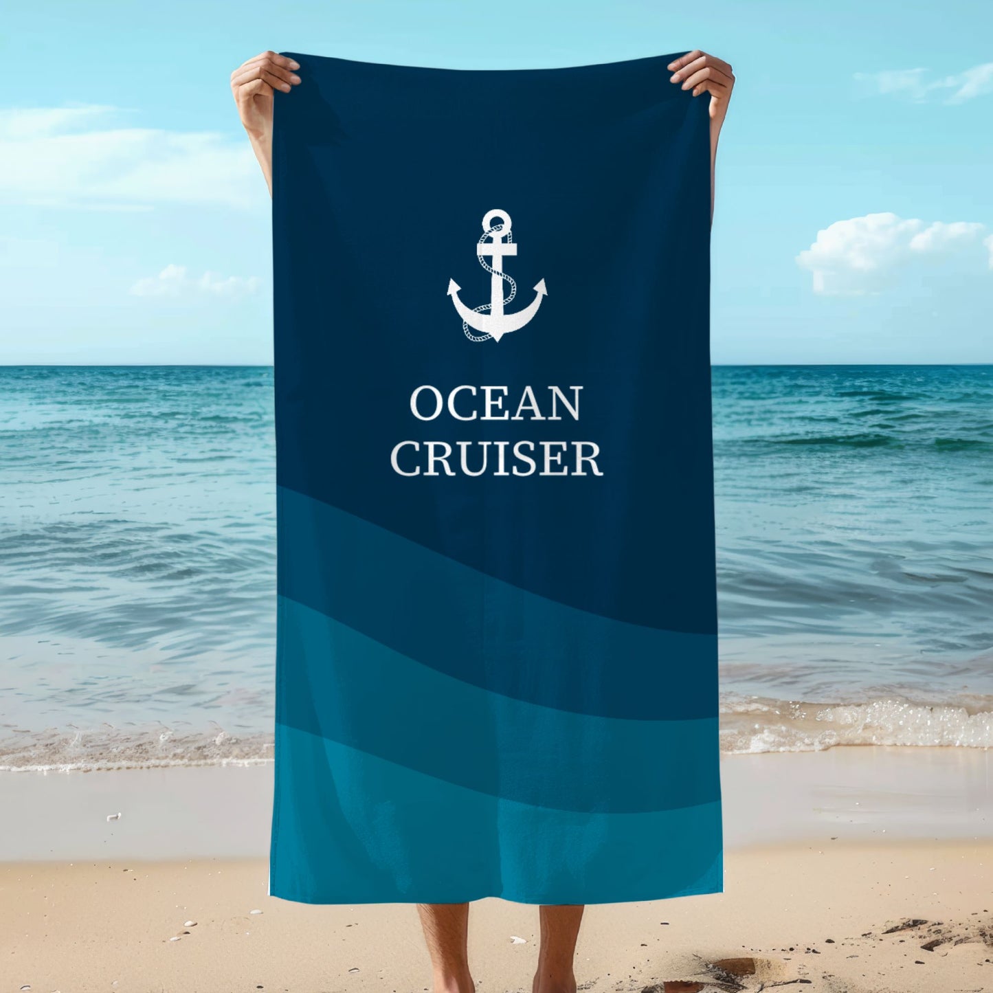 Custom Anchor Boat Towel
