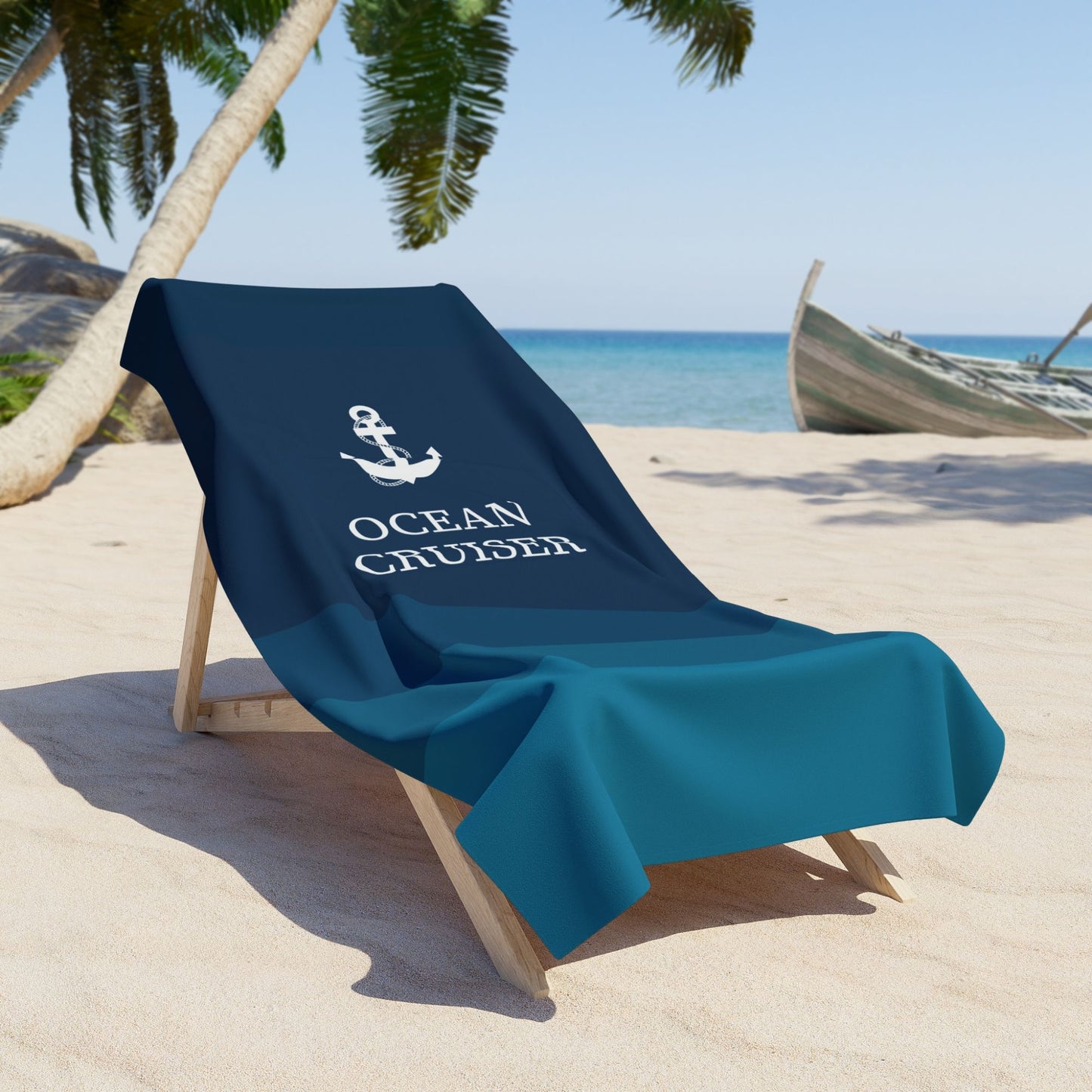 Custom Anchor Boat Towel