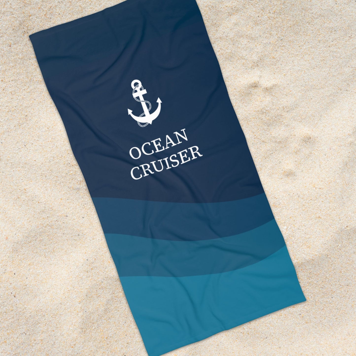 Custom Anchor Boat Towel