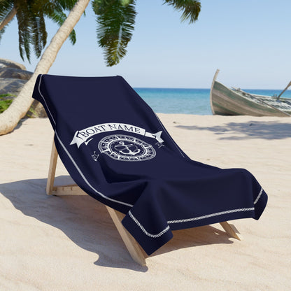 Custom Nautical Boat Towel
