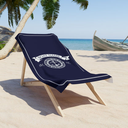 Custom Nautical Boat Towel