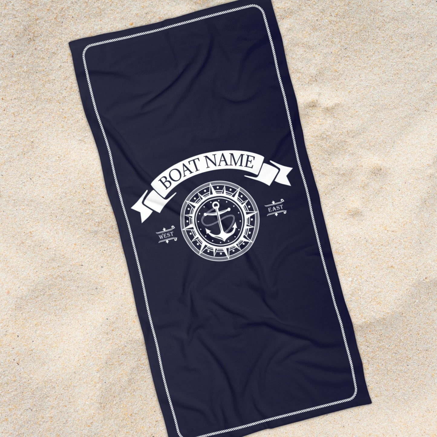 Custom Nautical Boat Towel