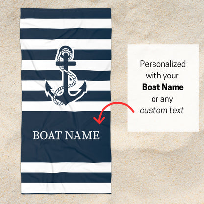 Nautical Anchor Towel
