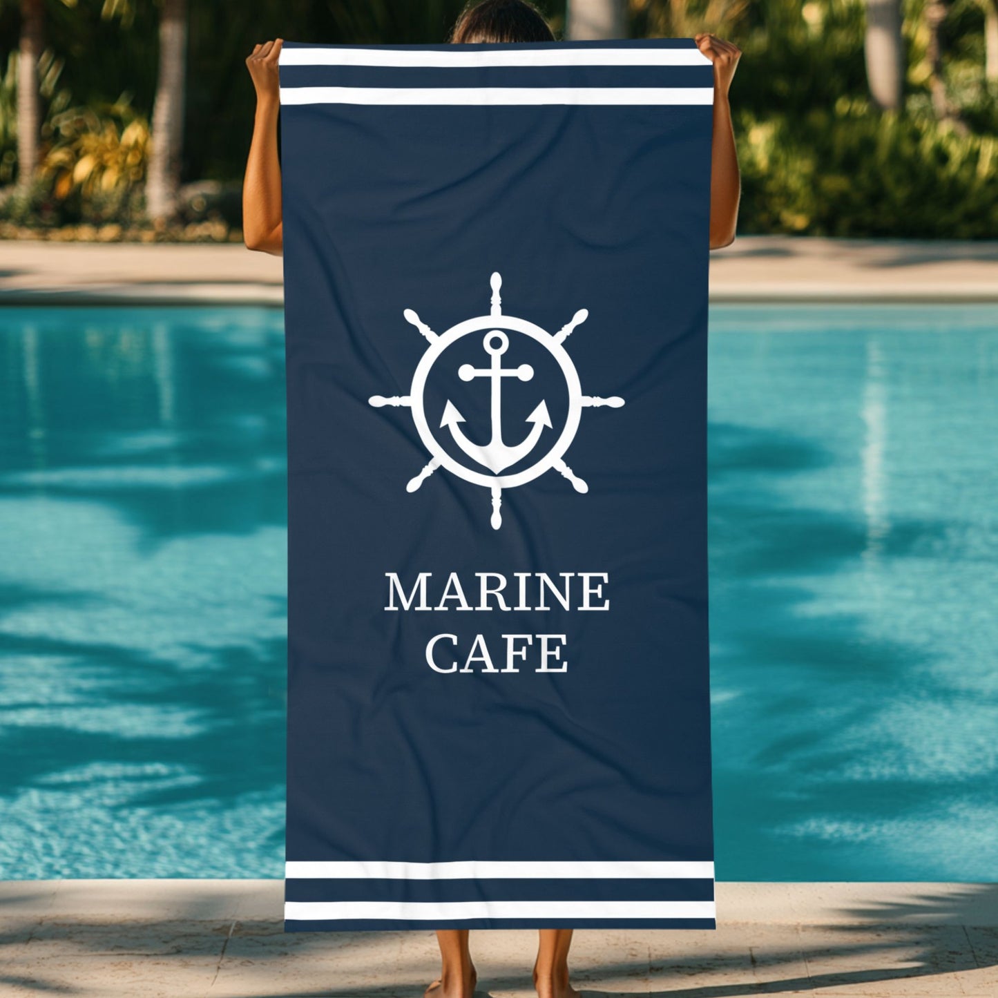 Nautical Ship Wheel Towel