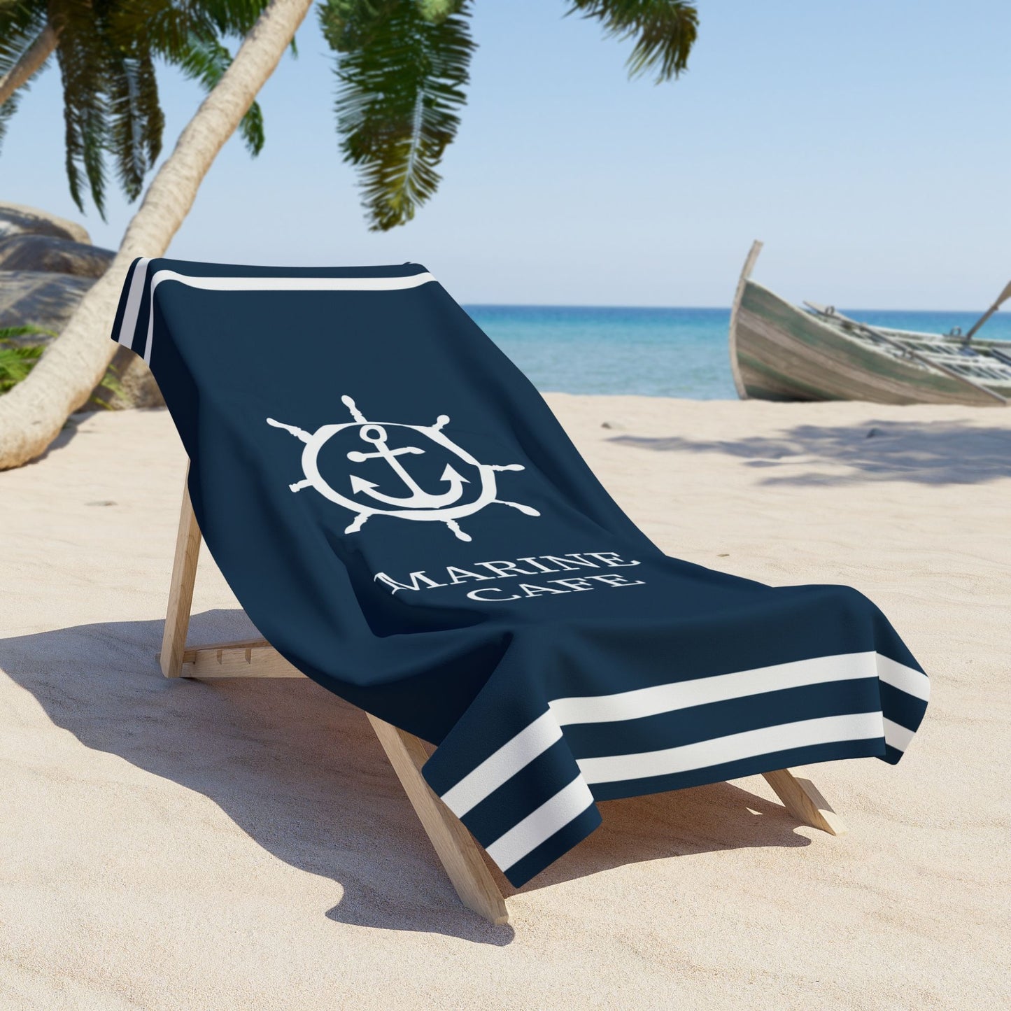 Nautical Ship Wheel Towel