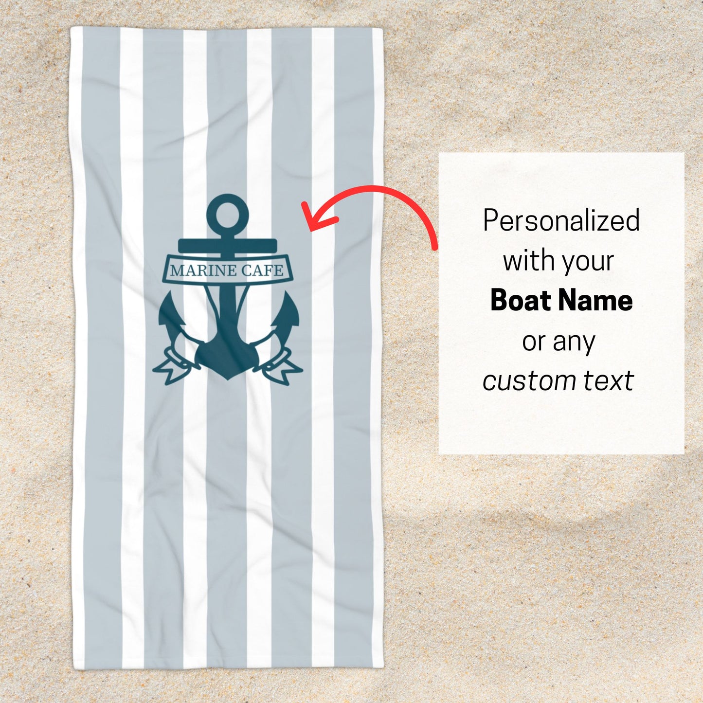 Anchor Beach Towel