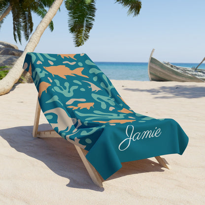 Colorful Fish Beach Towel